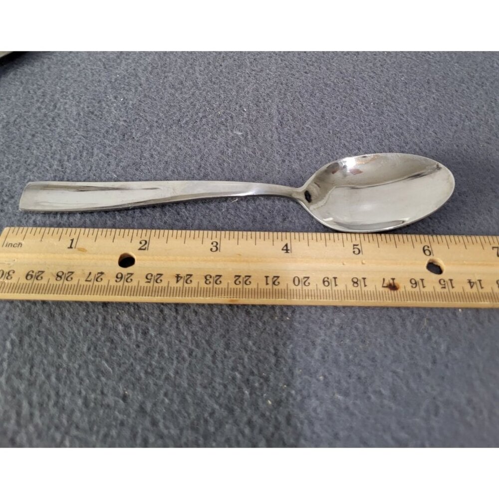 Mikasa Teaspoons 6.5" Stainless Steel Modern Classic Set of 8 - Picture 5 of 7